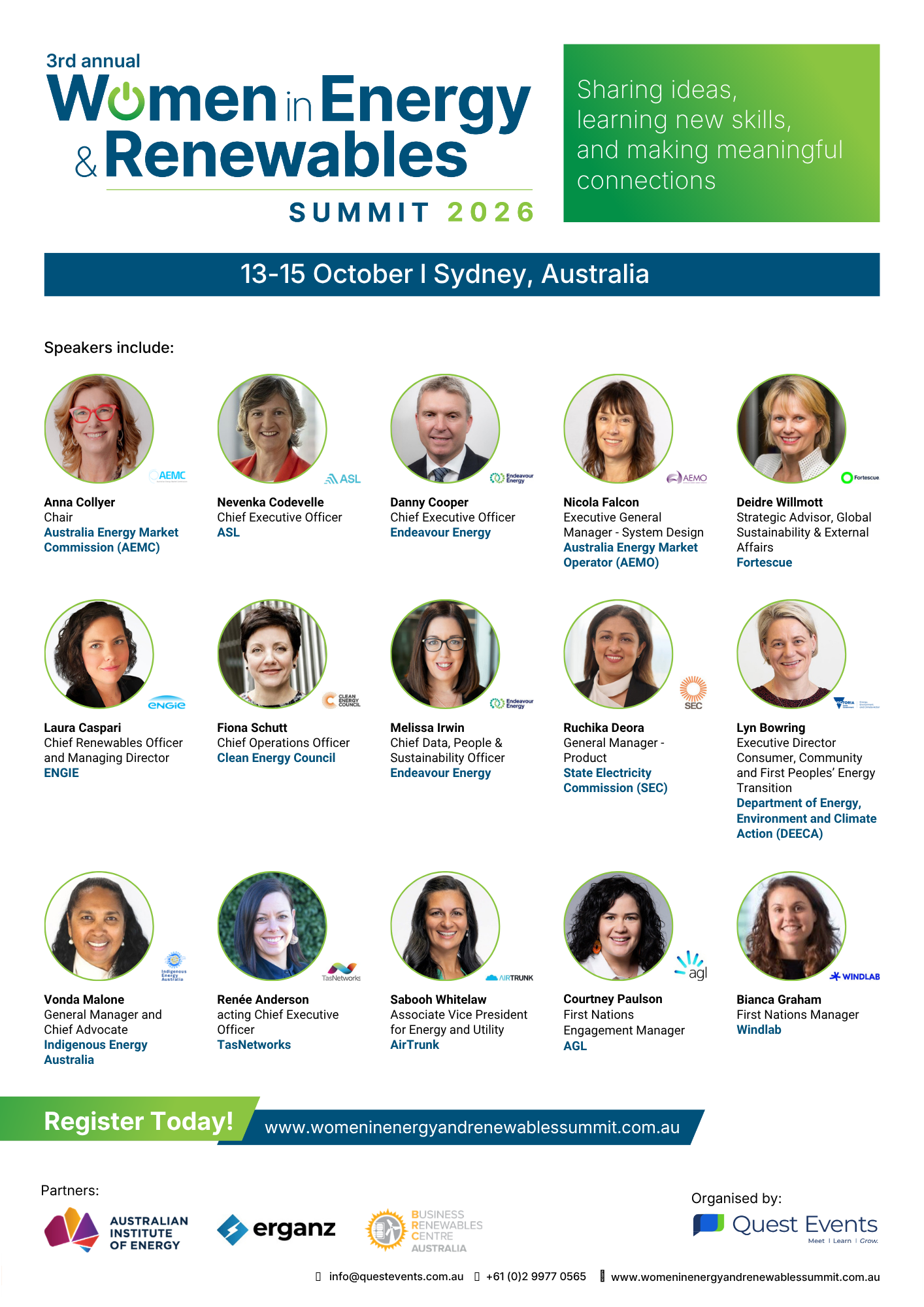 WiER Summit 2026 Official Brochure Front cover